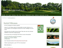 Tablet Screenshot of golfclub-lippstadt.de